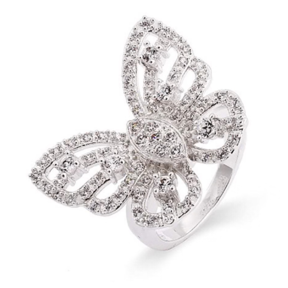 Celebrity Inspired CZ Butterfly Ring